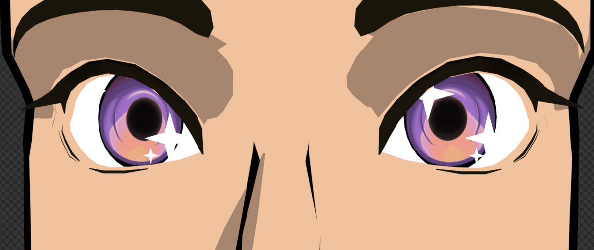 LumoBlaze's tweet photo. Added eye sparkles, refined the outlines and normals, moving on to mouth box. 

We are go for take off https://t.co/LGSTDd10Rt