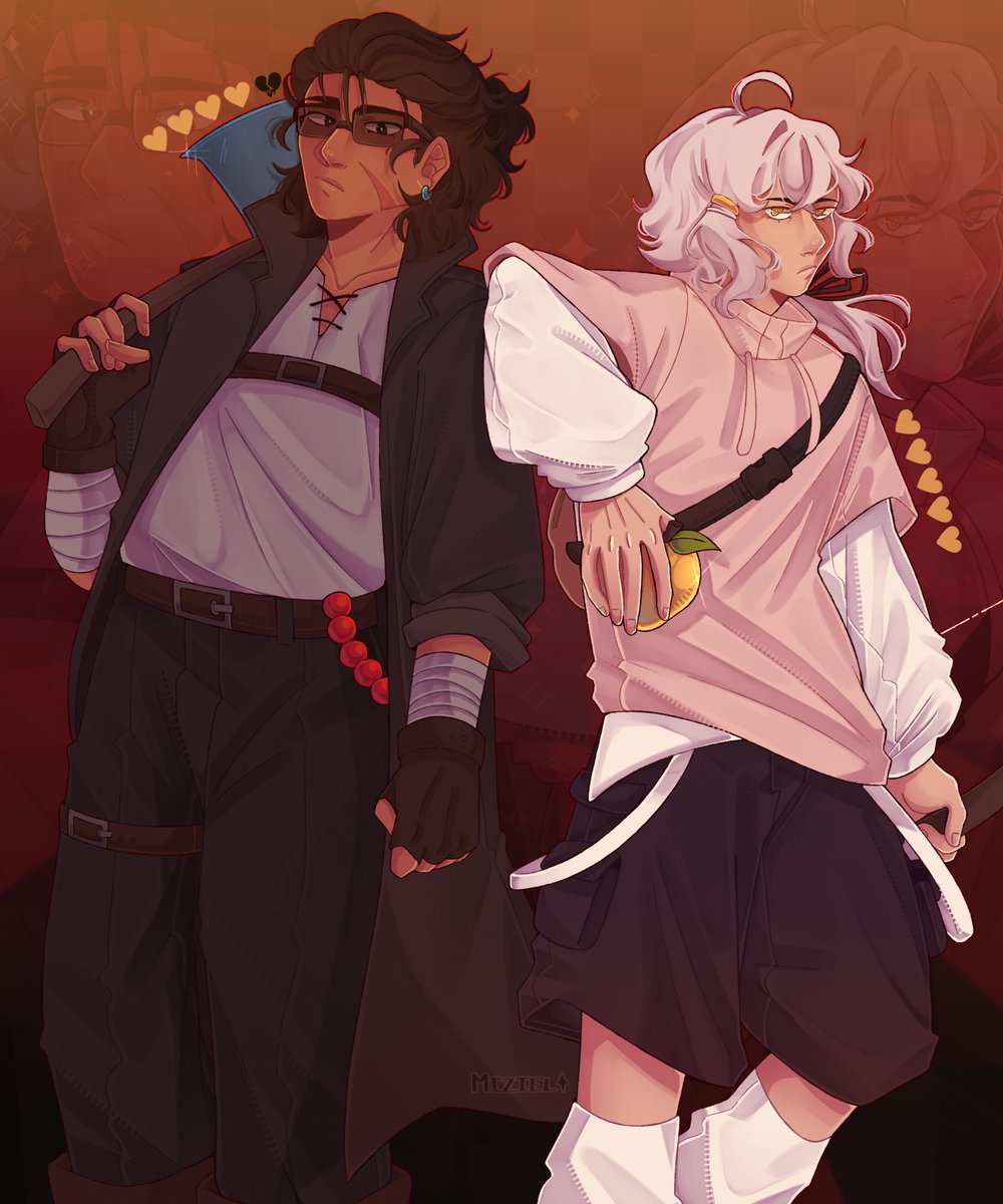 xMiziel's tweet photo. Están viviendo al Extremo que hasta se desconocen entre ellos ⚔️
#aldogeofanart #gamsart https://t.co/uICStpNeS2