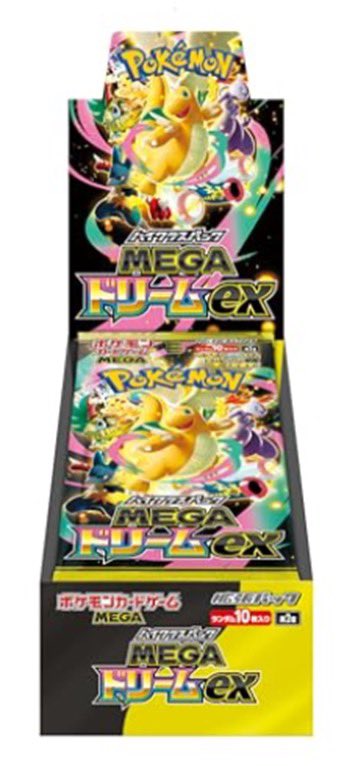 TSUTAYA_Card_tk's tweet photo. 🔔フォロー＆RPキャンペーン🔔
#ポケモンカード
ハイクラスパック
『#MEGAドリームex』
※シュリンク付きの未開封品です🆕
【全国どこでも発送いたします‼️】

応募方法は↓
①このアカウントをフォロー✅
②このポストをリポスト✅
応募期間：2026年6月28日(日)まで
当選者の方にはDMにてご連絡致します❤️

※複数ポストでの募集となりますが当選者はキャンペーンを通じて1名様となります。予めご了承ください。

たくさんのご応募お待ちしております😄

#TTC戸塚
#TSUTAYATradingCard
#戸塚モディ