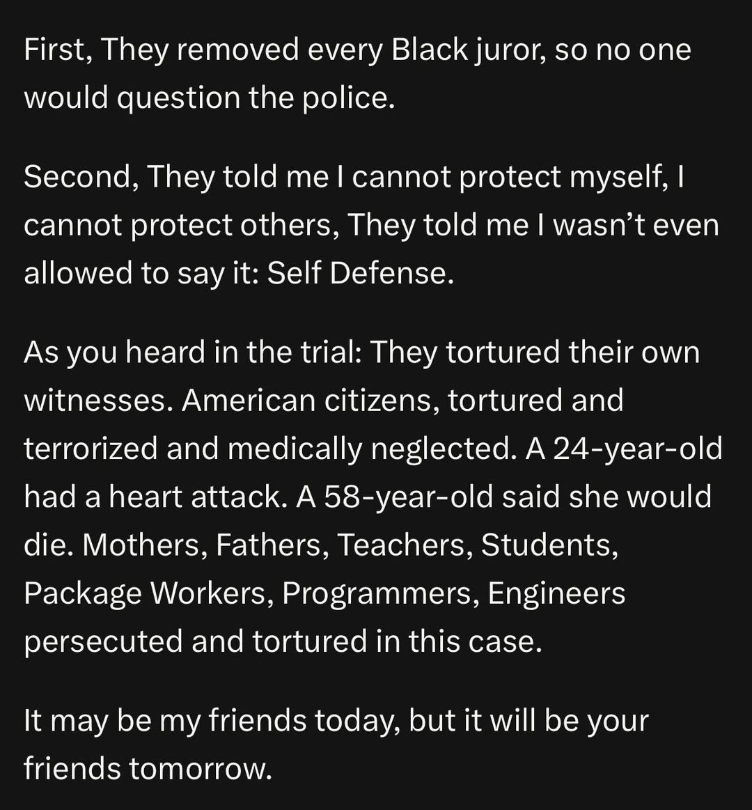 g_abe2's tweet photo. 3/3
" I do not fear for myself. I fear for you. What will you do? In this time of great failures and great injustices, what will you do? How will you help each other? How will you help yourselves?" https://t.co/TObYDQzrpW