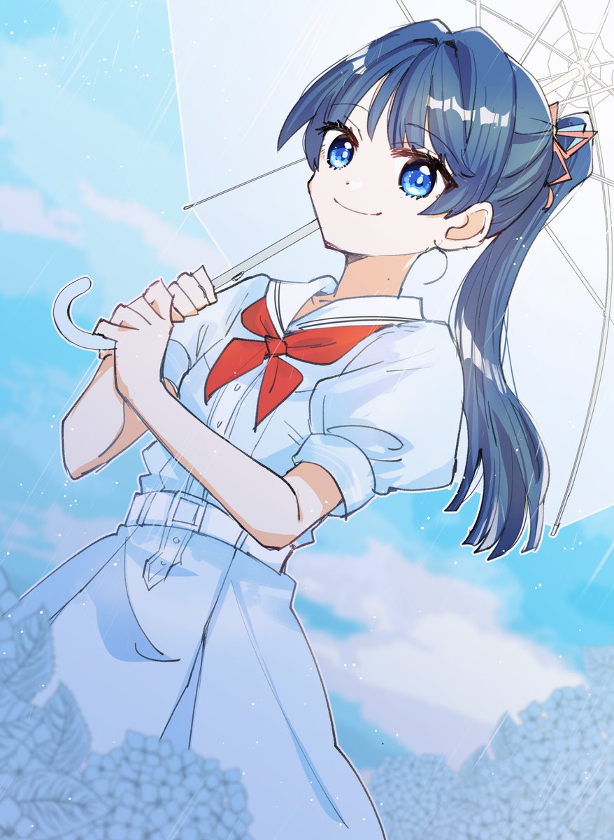 「夏服の村野さやか #蓮ノ空美術部」|環月紙袋僕ラブ「ジ51,52」せつはる合同＋おまめ合同＋個人誌🌈👼🔖💫🐬♦✨のイラスト