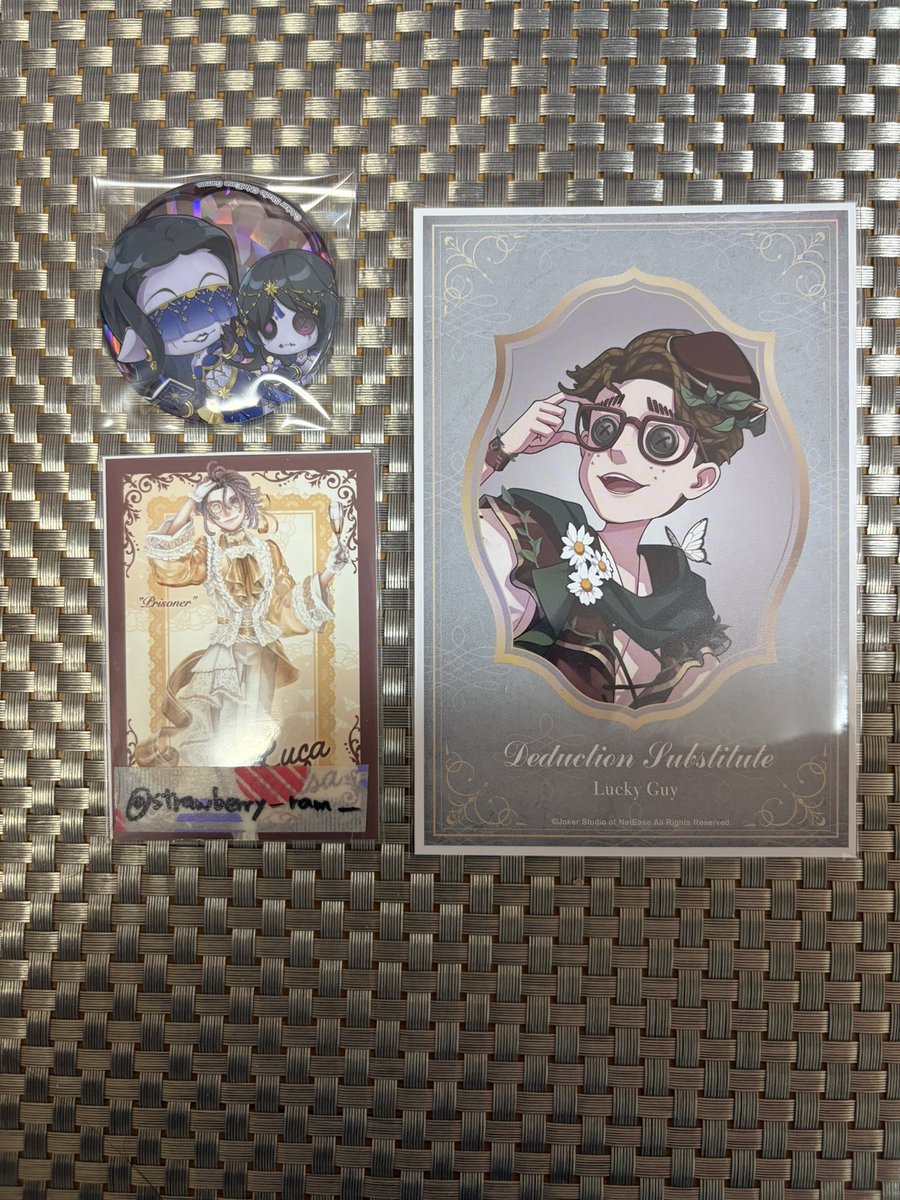 strawberry_ram_'s tweet photo. 【交換・譲渡】第五人格 identityV アニメイト Fairy Tale Collection 8周年オンリーショップ  オリショ Sweet Tale Tea Time

譲:SD夢の魔女、ポスカ幸運児

求:同異種祭司、「囚人」、「レディ・ファウロ」、未所持回収キャラグッズ   または
定価➕送料(PayPayのみ)

郵送のみ📮
差額精算も可能です https://t.co/HrxquyKtbm