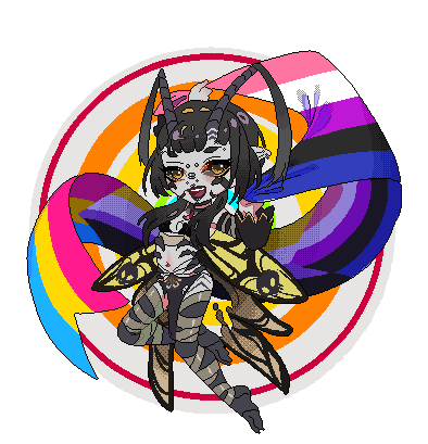 emuuki_'s tweet photo. Happy Pride from your local bug 🖤
🎨by Chizuny https://t.co/DDnqbjjo6s