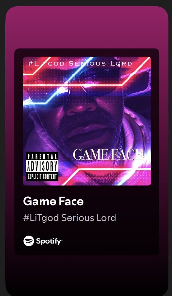 GreenThumbLodge's tweet photo. Download and stream #GameFace
by #Litgod  @serious_lord 
courtesy of @CrunkInc 
Now on @spotify 

Link in ⚕️https://t.co/4ydx8xSZpm

#songwriter #song #studio #recordingstudio #recordcollection #producer #tracks #beats #recording  #musica #engineering  #singersongwriter https://t.co/My12jxWc4S