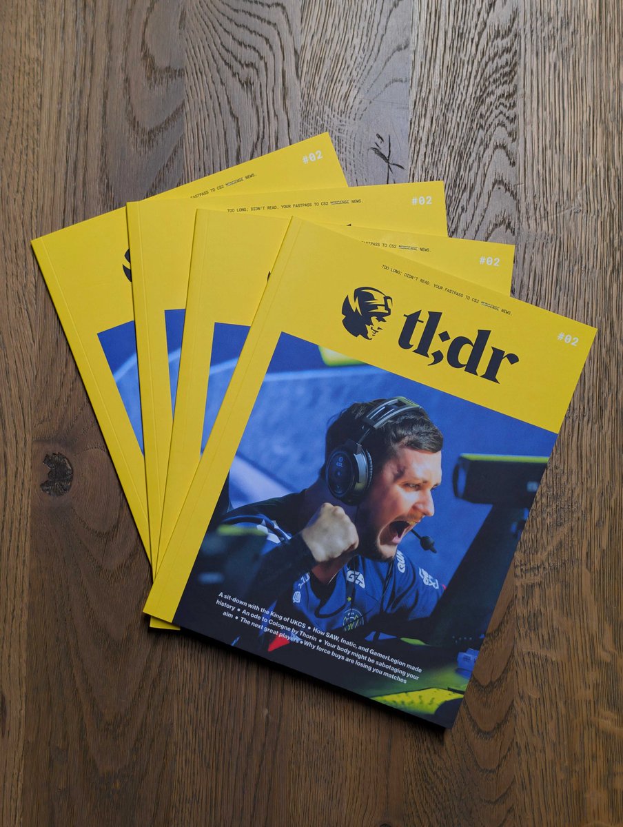 novahdesign's tweet photo. Just want to say a huge thank you to everyone who picked up a magazine during the major.

It's something all of us at @readtldr are super proud of and seeing so many people with them was kind of surreal. A lot of moving parts have to align to get something like this over the line especially with all of us having full-time jobs otherwise - so I am really grateful for everyone who took the time to read and enjoy it! Long live physical media!