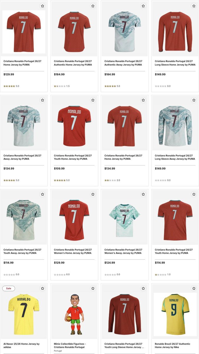 SOLELINKS's tweet photo. Ad: Dropped today: Cristiano Ronaldo Portugal 26/27 Jerseys Collection

World Soccer:https://t.co/ECJXjQMSdA
Soccer:https://t.co/JDwkJUaWpT
Fanatics:https://t.co/DahM3vqoNO
Puma:https://t.co/fjJwgmeqAS https://t.co/ZkKCG8Ottm