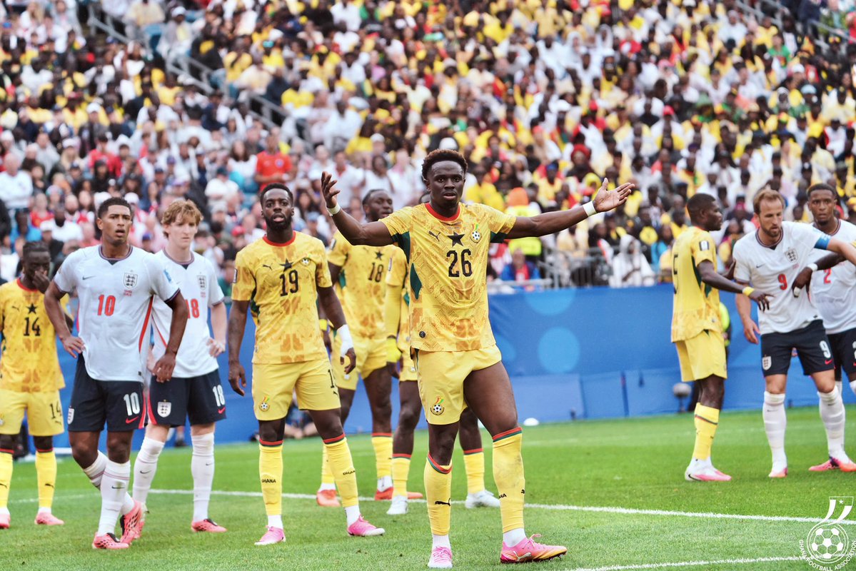 PulseNigeria247's tweet photo. England and Ghana splits points following goalless draw. 

Ghana have not conceded a goal at the 2026 World Cup. 🇬🇭🔥 https://t.co/tJwcrKD4V5