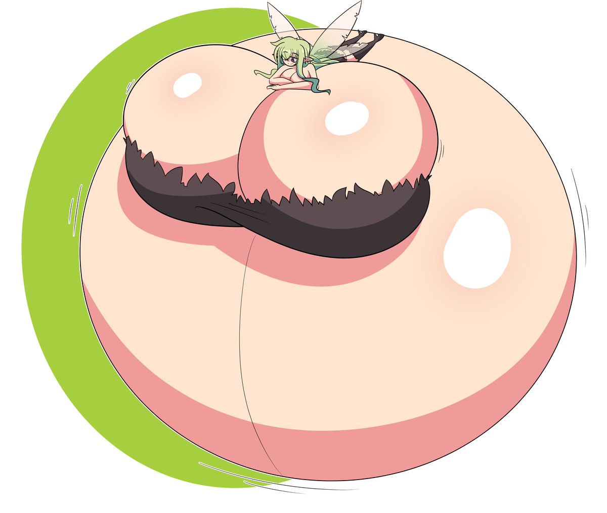 EssayAfterDark's tweet photo. 'The Fairy Nectar brothel has quite the odd deal today. Only for those with a most particular taste.'

A growth sequence for @fin_cont_2, featuring Aloe from Ishuzoku Reviewers. Very round :v
(Took a while for things to get sorted, so that's why I'm posting it now :o) https://t.co/9tPPb30mlH