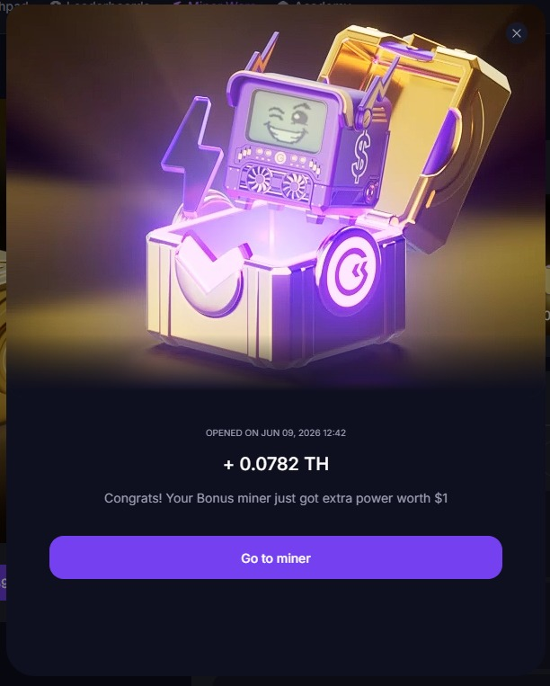 _MMoustachio's tweet photo. ⚡ Milestone unlocked!

📈 196.11 TH → 201.35 TH

Crossing the 200 TH mark means reaching Gold 2 status 🥇

I also received my 2 Gold GoBoxes. The rewards weren't the best, but that's part of the game 😄

The real prize is hitting 200+ TH and continuing to grow the farm 🚀 https://t.co/blB2ik8NcQ