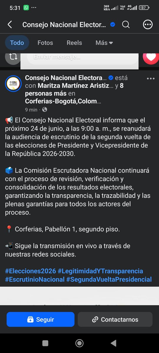 Calderon90s's tweet photo. @Registraduria Mentiraaaaaaaaaassss aún falta https://t.co/9kHKtXluBv