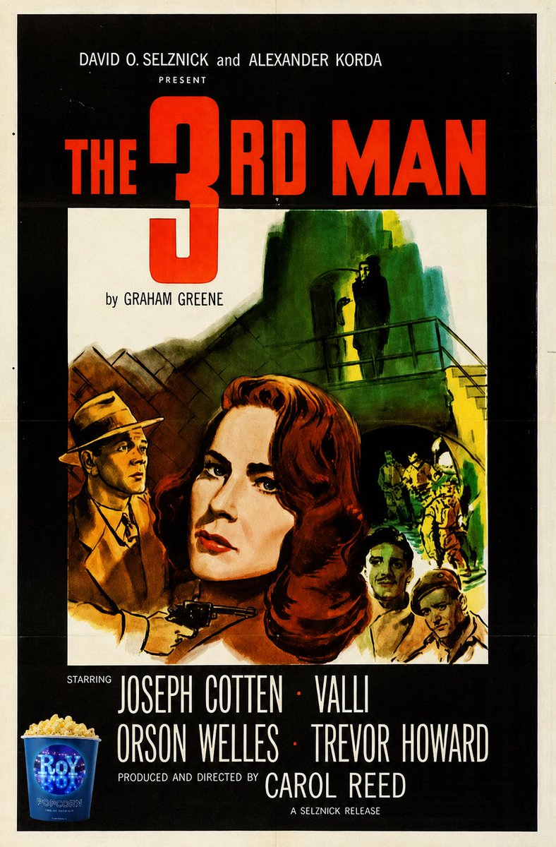 Royamond1's tweet photo. Título: El Tercer hombre.
Año: 1949
Duración: 104 min.
País: 🇬🇧 Reino Unido
Dirección: Carol Reed
📽️🎞️🥇👋 https://t.co/PFVdCzRBUv