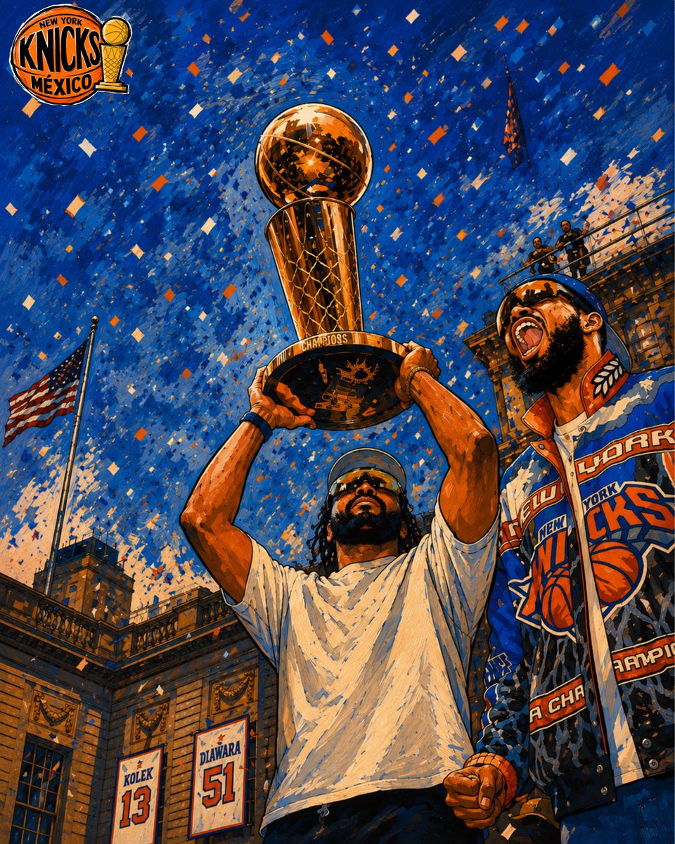 Knicks_Mexico's tweet photo. Dreams take time… but New York never stops believing. 🏆🗽💙🧡 https://t.co/lXTRY6FAd1