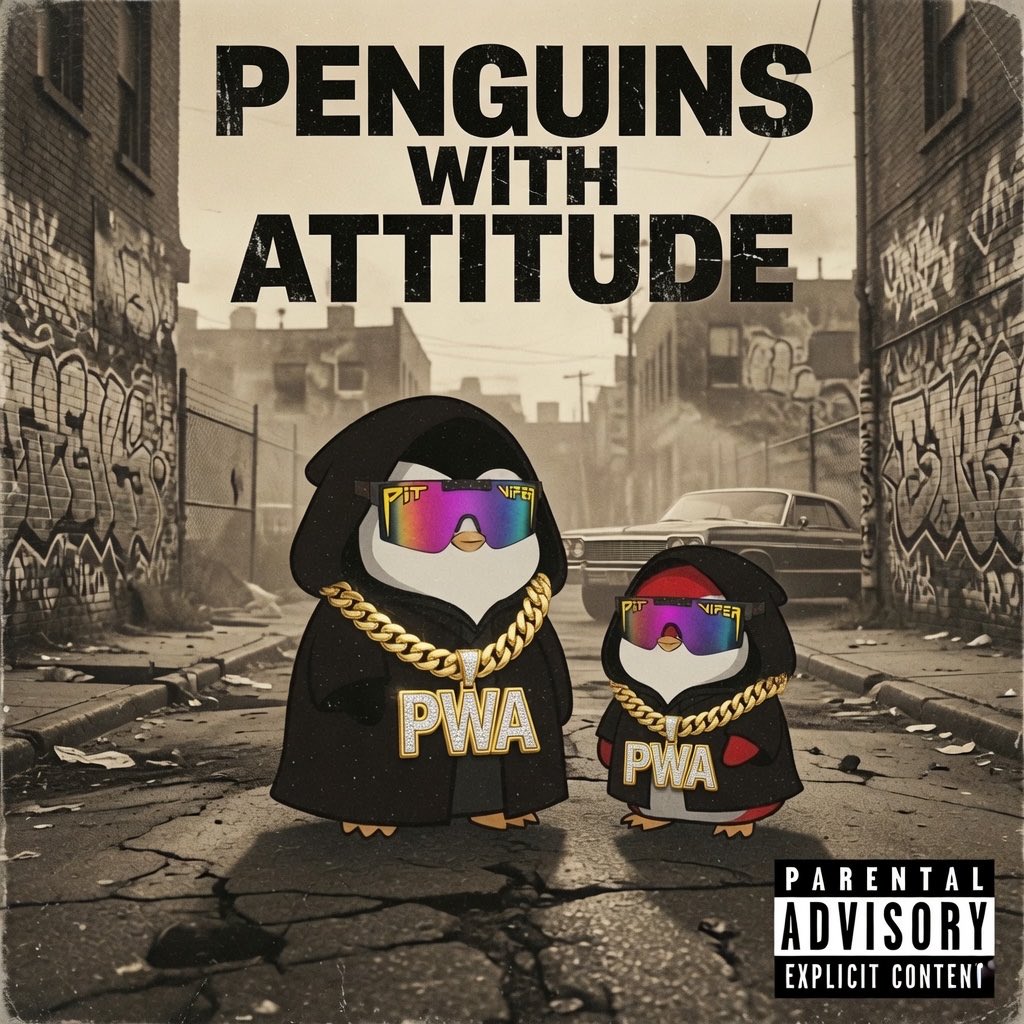 Laserman532nm's tweet photo. Penguins with attitude https://t.co/23FkAkEezK