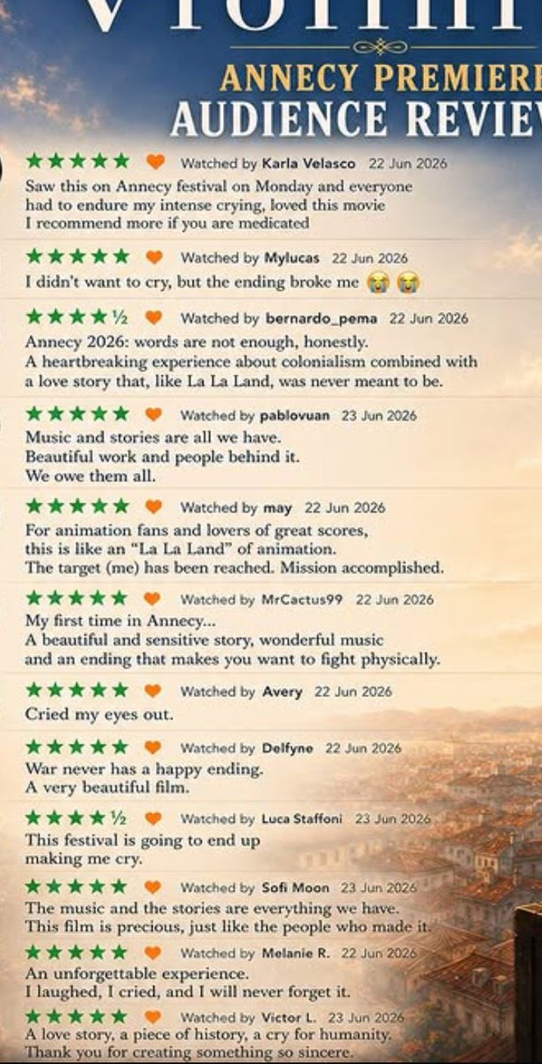 chibi_chieee's tweet photo. Some of the reviews for #TheViolinist🎻
#AydenSng https://t.co/iC0QUz4QBz