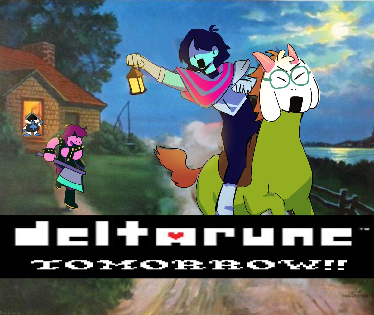 Ninikui_'s tweet photo. DELTARUNE MAÑANA 🗣️‼️ https://t.co/eJwcXBoWpp