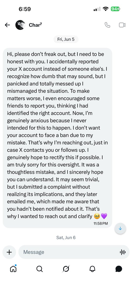 allygator30's tweet photo. anybody else getting these messages? lmao it caused me to have an ocd spiral the other week, but i’m seeing others are experiencing it too?! https://t.co/qXDUPfvcoR