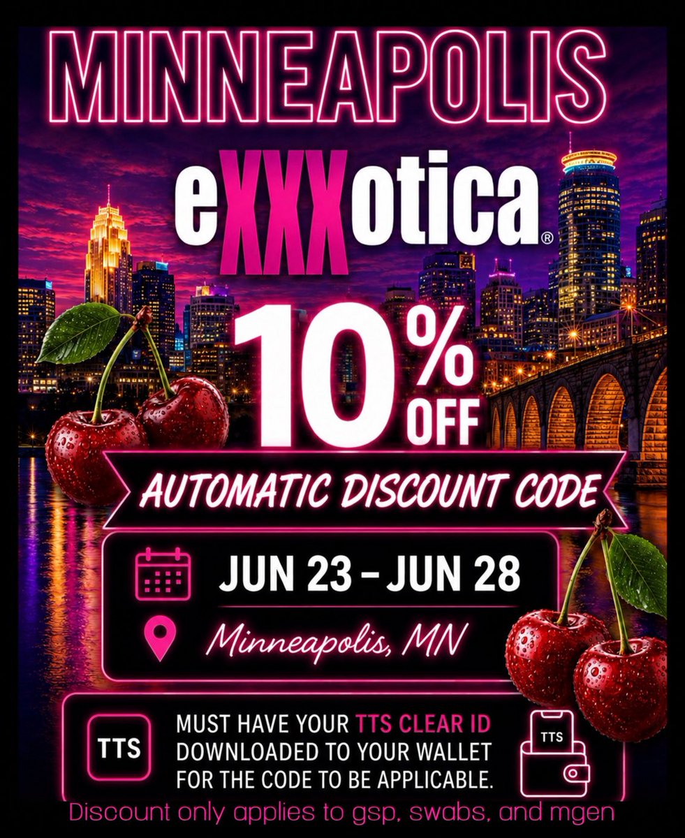 TalentTesting's tweet photo. 🎉 Wishing you a wildly successful first expo! @EXXXOTICA 🥳 

#KnowYourStatus #GetTested #TalentTesting #ExxxoticaExpo https://t.co/wjKYAQIvHc