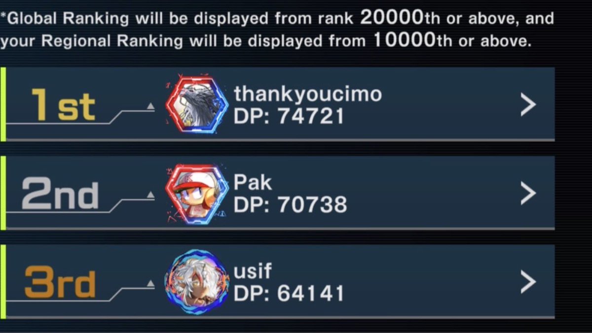 bryttnicimo's tweet photo. randomly saw this masterduel ranking. very cute 🤍 https://t.co/Fr0MWYMhEx