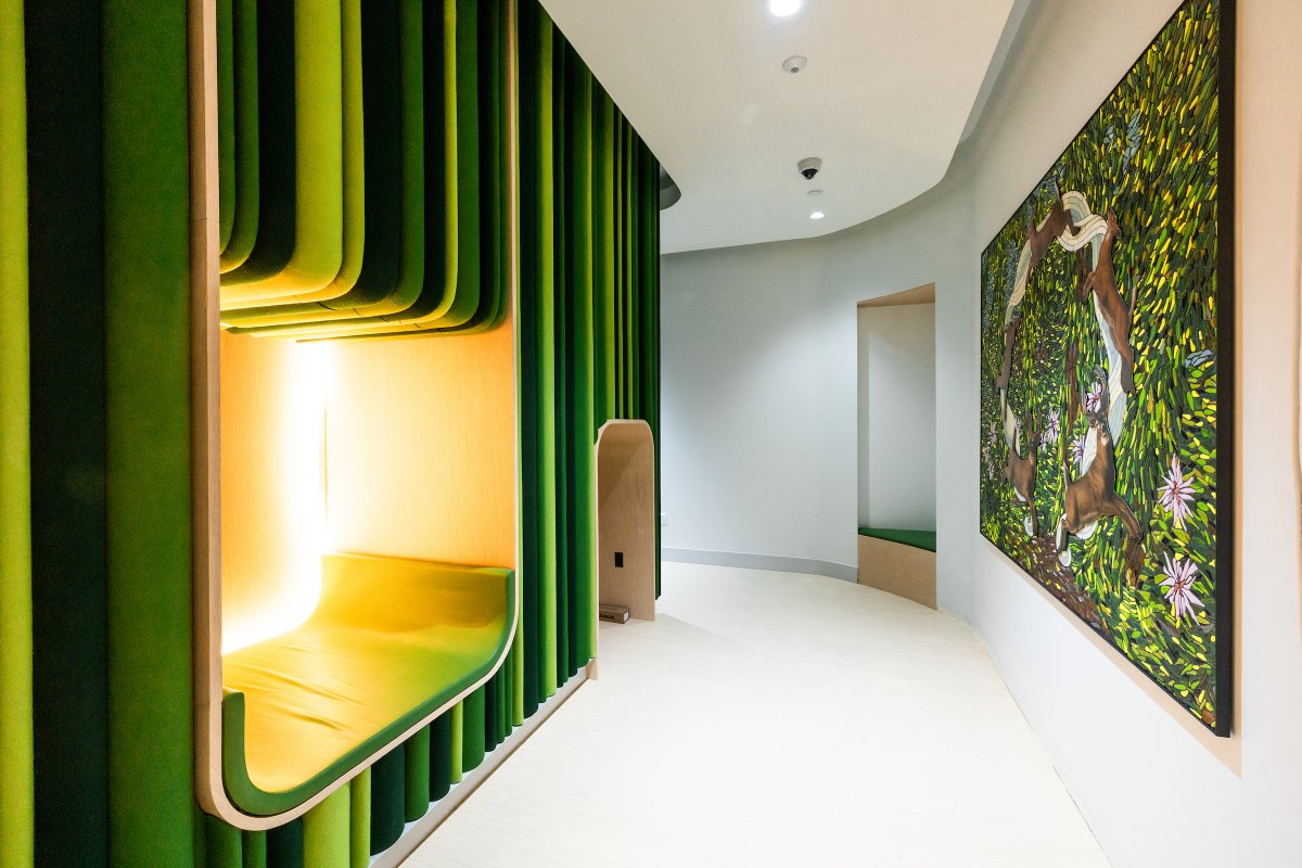Four new floors of food, shops, art, amenities, sustainable design