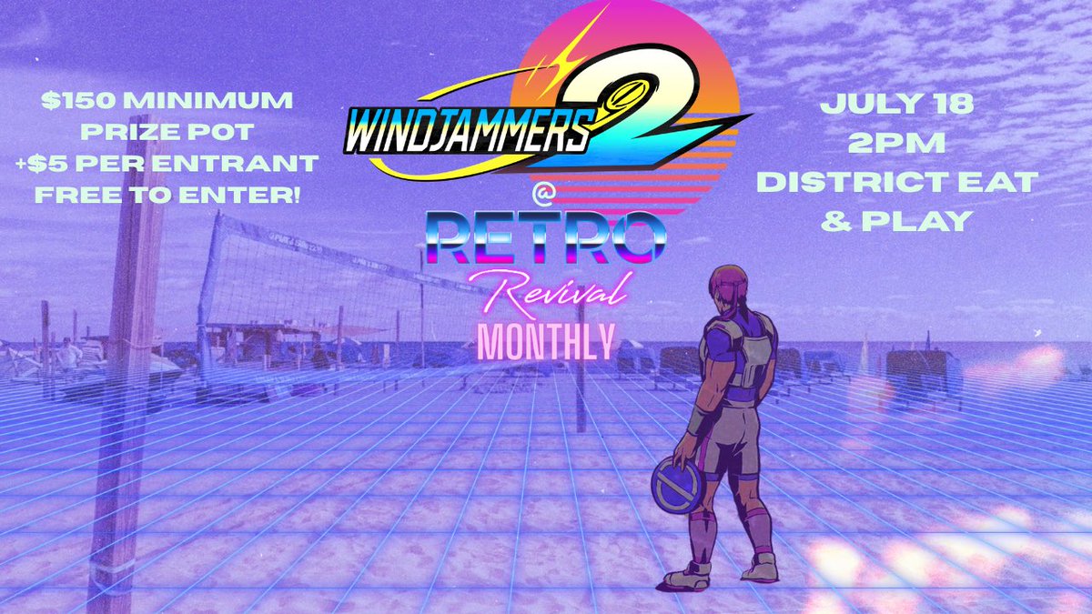 Goofy904's tweet photo. CALLING ALL FLORIDA WINDJAMMERS!

I’m TO’ing the WJ2 side event at the Retro Revival Monthly on 7/18

It’s FREE to enter with a $150 pot that will have $5 added PER ENTRANT!

The folks over at @RetroRevivalFGC are amazing, please show up and support them!

Let’s jam some wind! https://t.co/rrXWzm2gvA