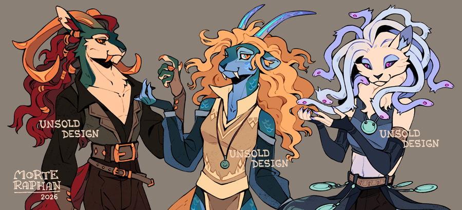 morteraphan's tweet photo. Three new early access designs will be available tomorrow on my Patre0n/K0-fi for all tier patrons! ✨ https://t.co/XLVgLwsloN