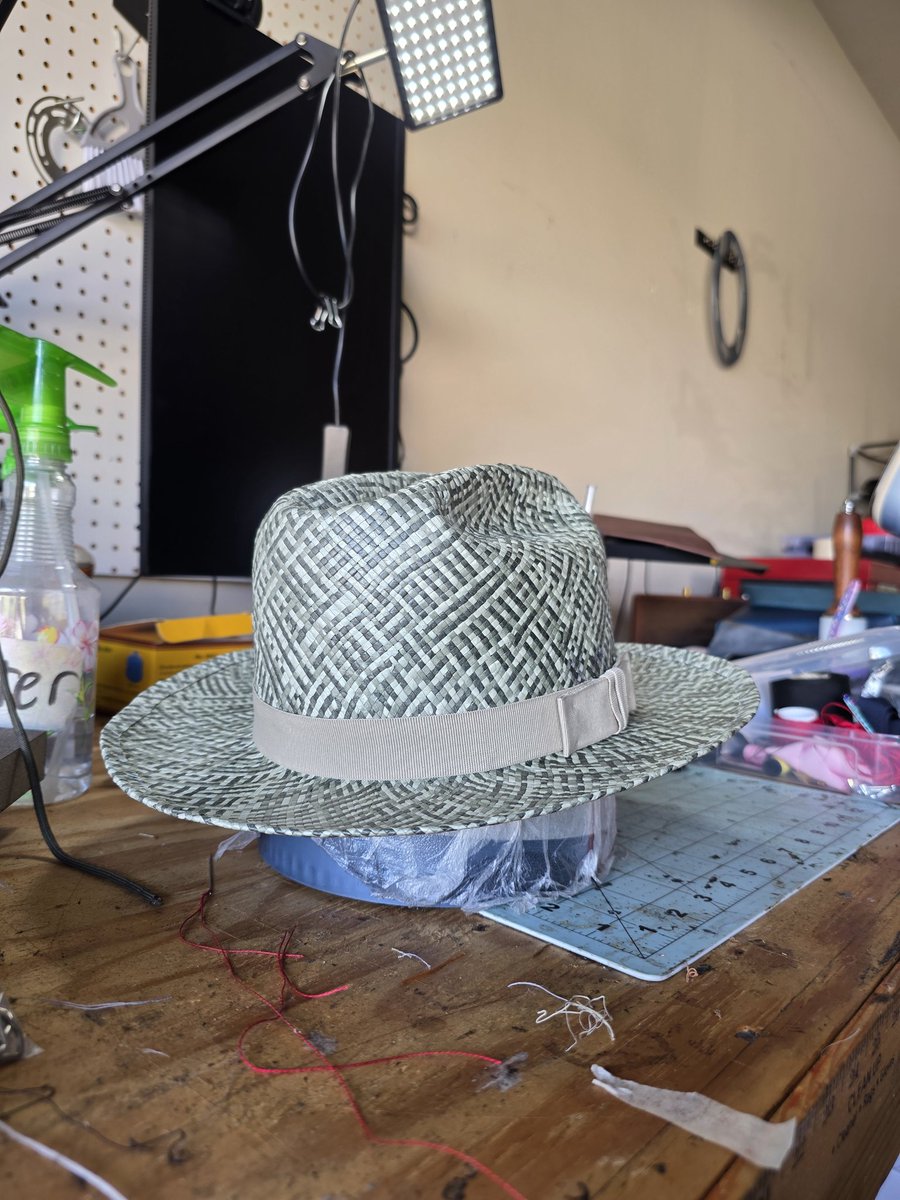 Jolt06's tweet photo. A straw hat attempt. https://t.co/gZE03sv8N5