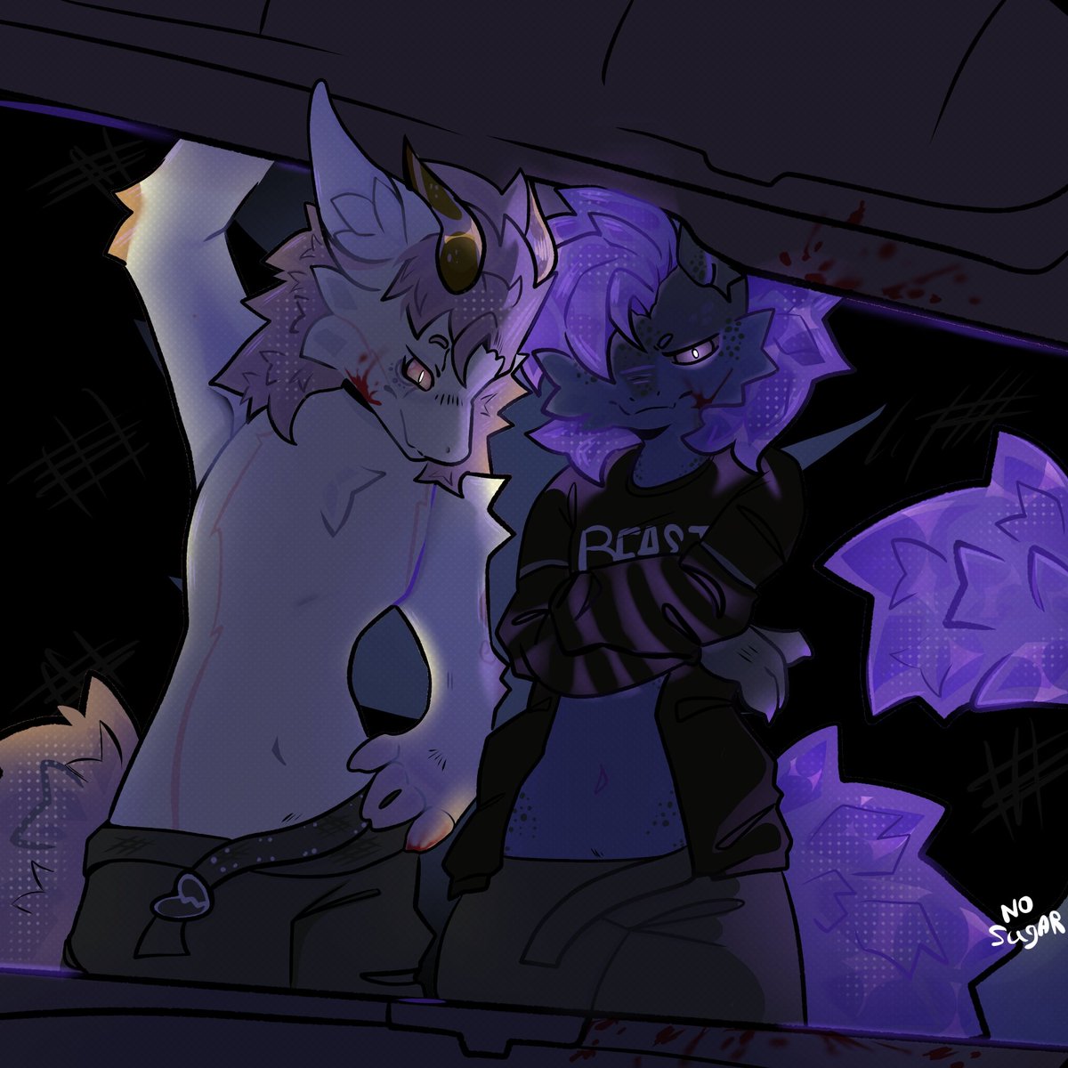 NOSugar2026's tweet photo. Order for my friend >∆<
TW: BLOOD

#furry #furryart #digitalart #digitaldrawing #drawing #novabeast https://t.co/mZAt8g6c6g