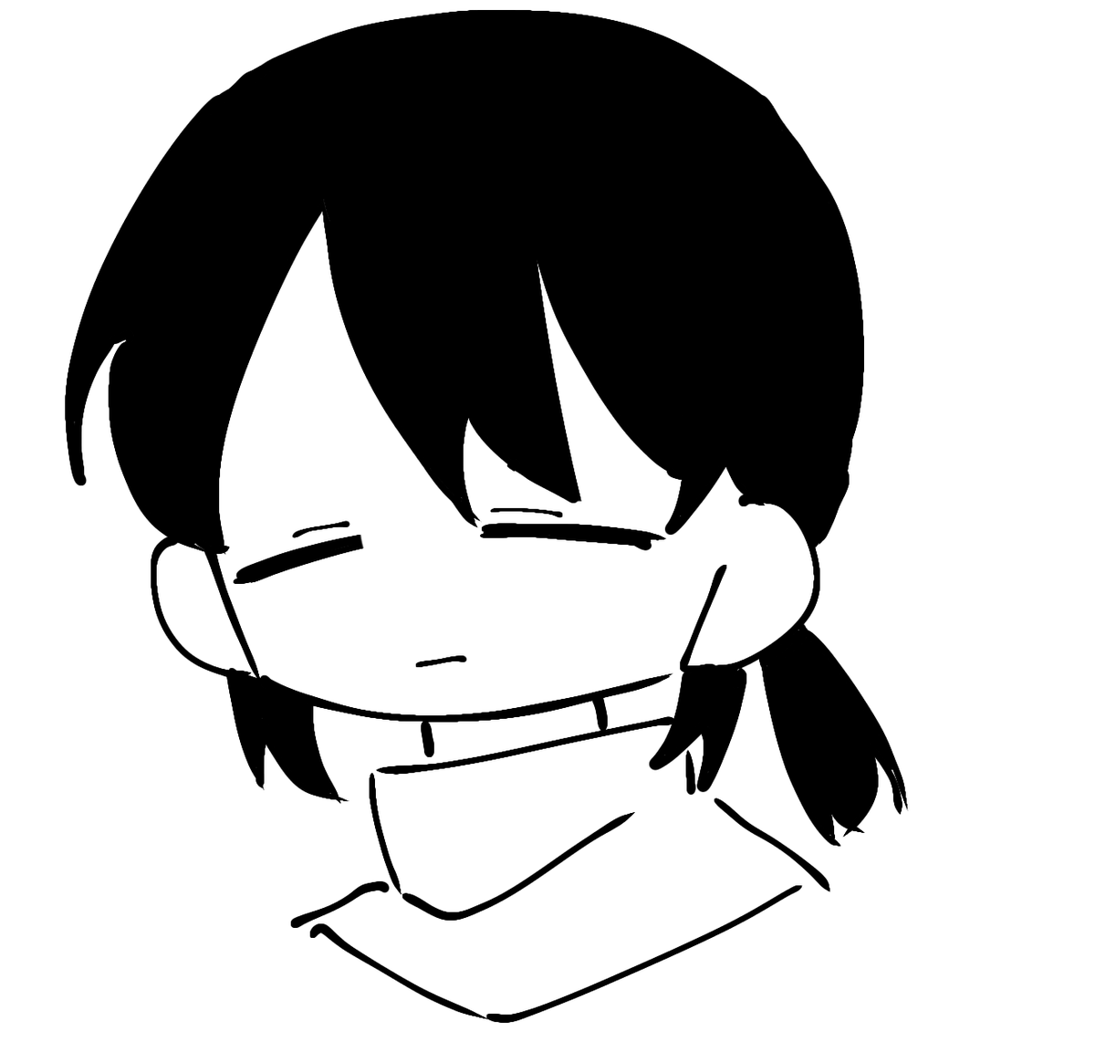 mitarashi0210's tweet photo. #undertale
―_―
ポニテ可愛いなと思い落書き https://t.co/M3uXnro9QY