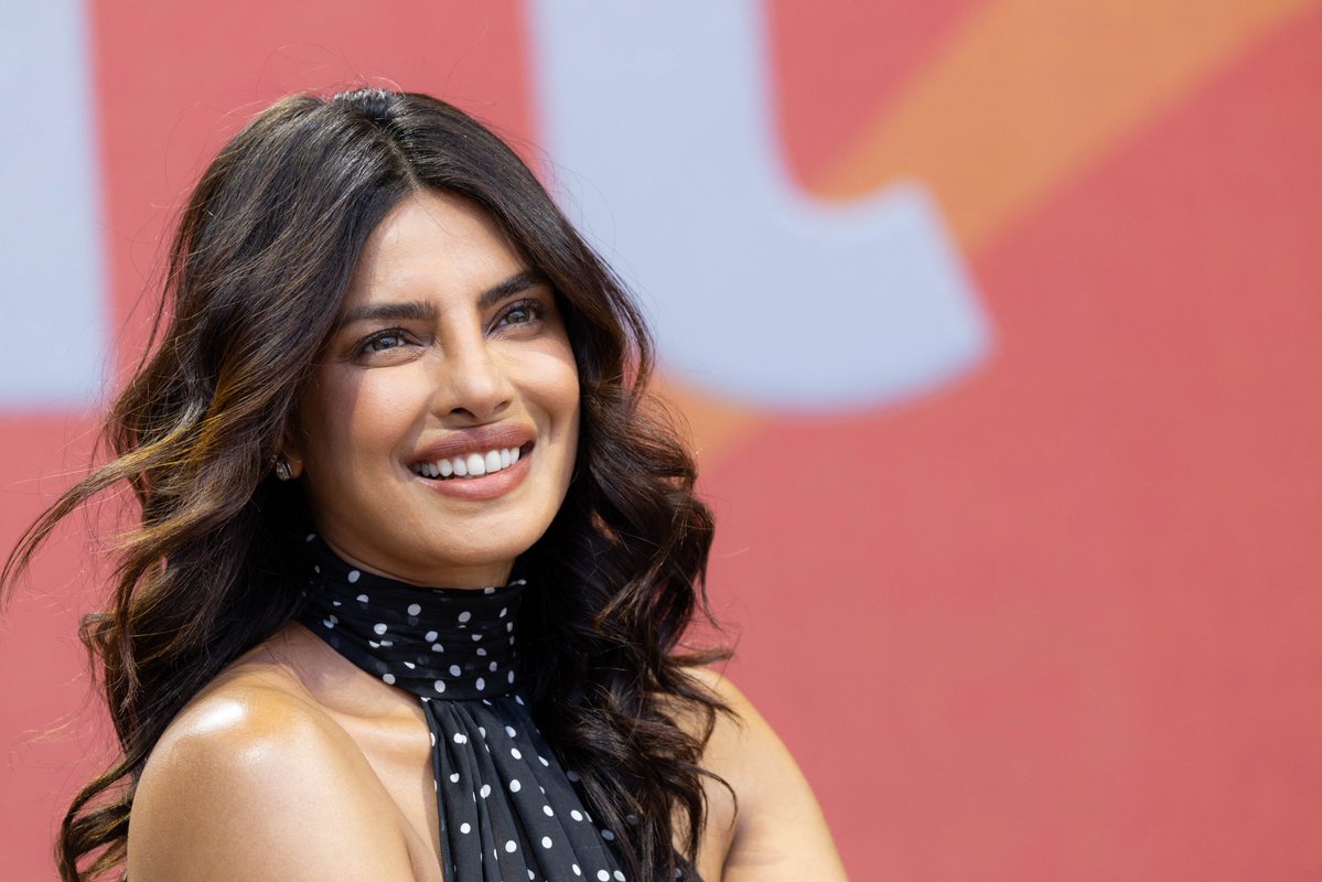 TKsevgilim's tweet photo. Priyanka Chopra Jonas attends the ‘The outsider's advantage: The upside to competing where you don’t belong' conference at ‘Amazon Port’ stage in Cannes, France on June 23, 2026!! @Priyanka0nline 

More photos: https://t.co/7XglibLkHU https://t.co/bJdwZvsBbc