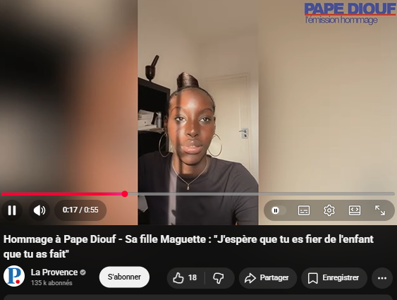 PedroNoBuzz's tweet photo. Maguette est la fille de Pape Diouf, ancien président de l'OM 🕊️

#SecretStory https://t.co/Kj126ap4ti
