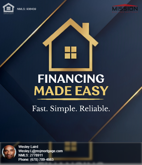 MLO_WesleyLaird's tweet photo. Home financing made easy.
Contact me today and take the next step toward your dream home.
.
#FinancingMadeEasy #HomeLoans  #MortgageTips #HomeFinancing #Refinance #Refinancing #FirstTimeHomeBuyer #HomeBuyer #DreamHome #NewHome #HouseHunting #HomeOwnership #CreditTips https://t.co/eeTvOEW3np