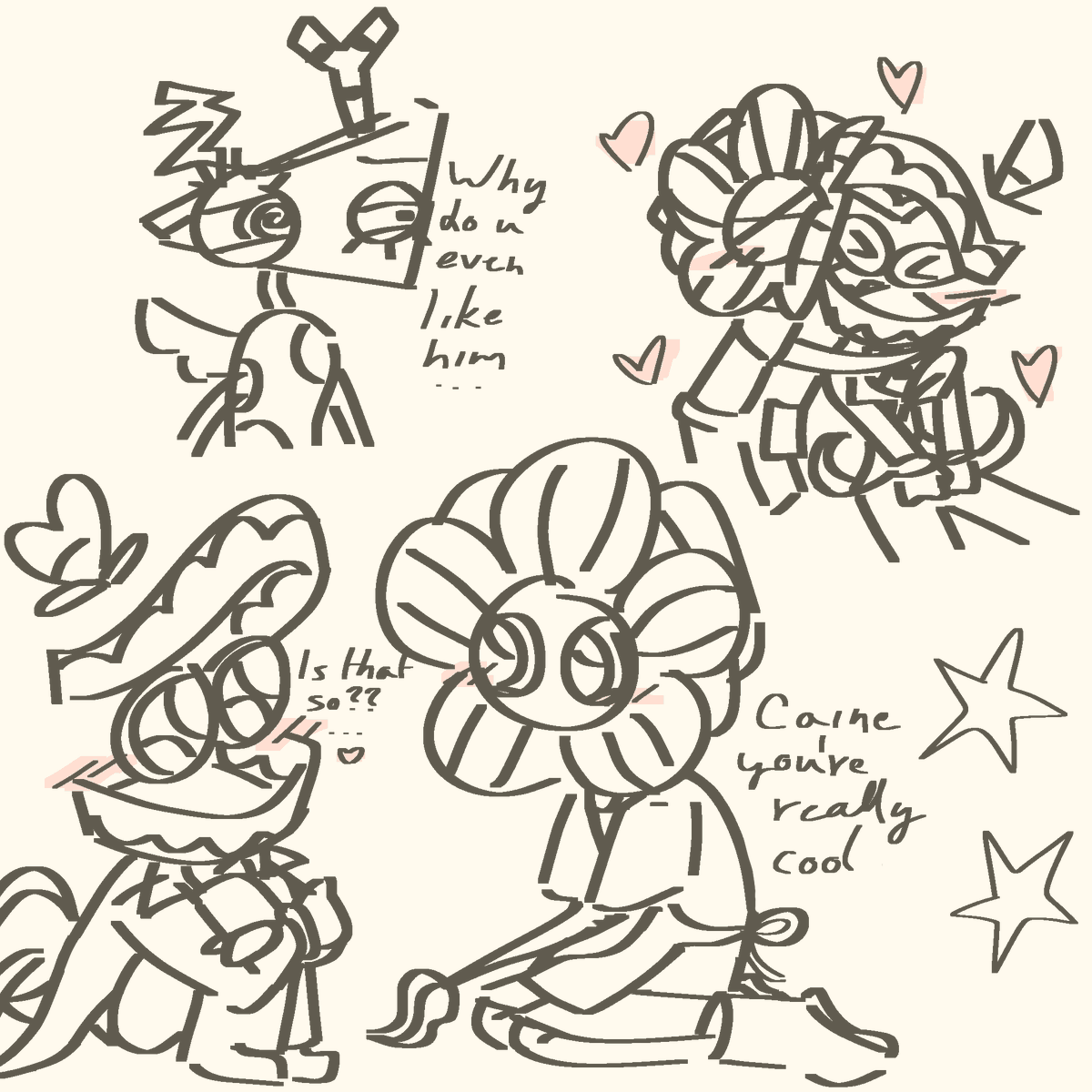 he4rt4ch3_'s tweet photo. HEY GUYSSSSS
Heres a lil drawing i made of my OC Flora with Caine <33
I luv him sm, im glad hes back 
(〃´▽`) https://t.co/B6nhsiil4O