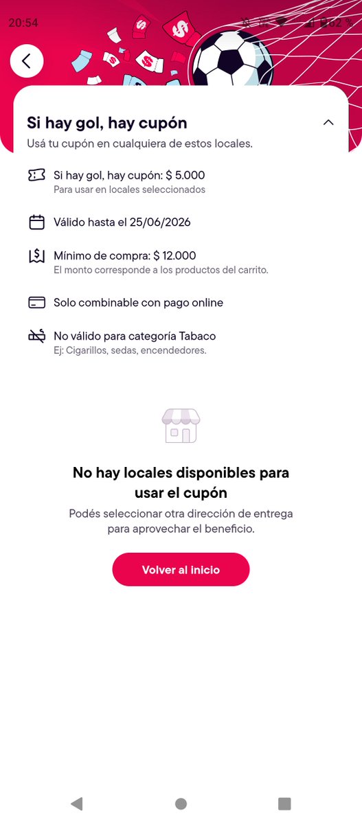 numitaa__'s tweet photo. @pedidosya como hago para usar sus cupones si me salta este error https://t.co/opeO8sOmBn