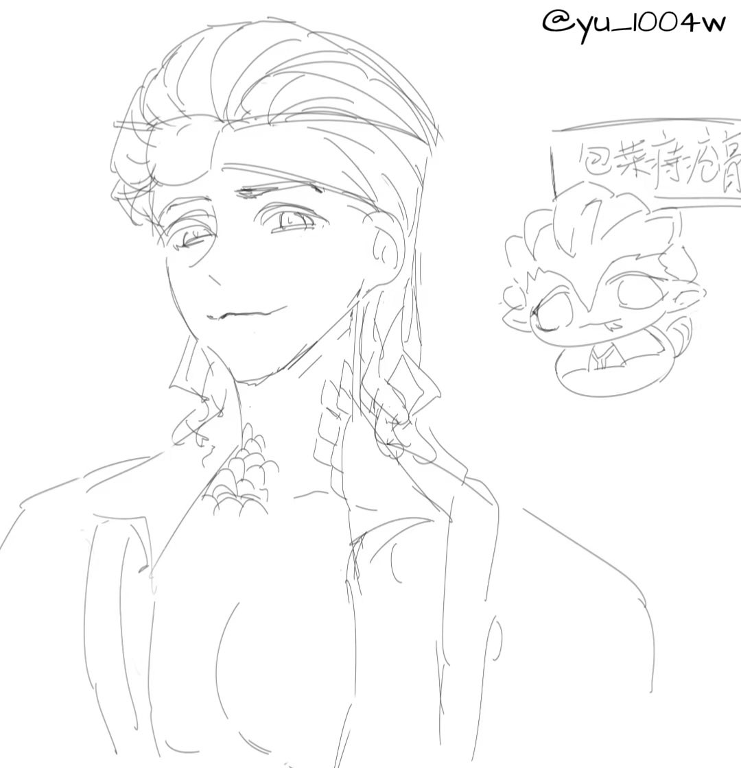yu_1004w's tweet photo. 找朋友約的一張教教（）忘記發這邊了
#IdentityV #luchinodiruse https://t.co/btoUUhBU4k