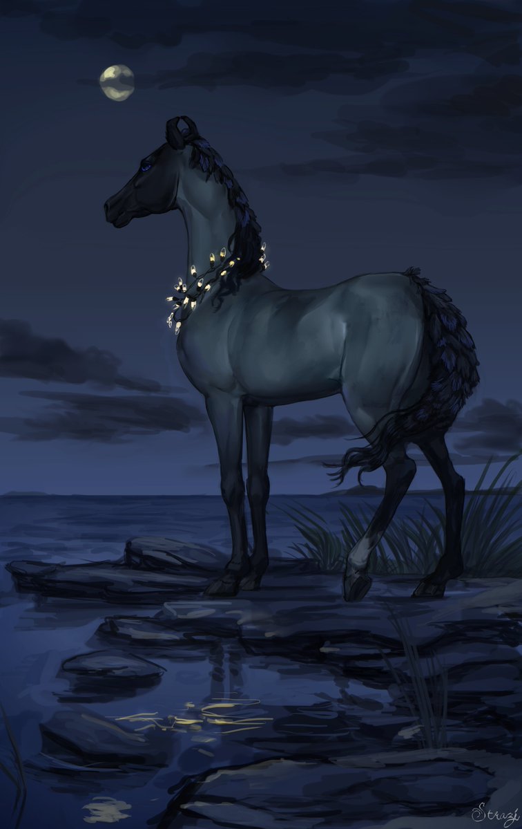 StraziArt's tweet photo. wave watcher - comm https://t.co/M8rduhbiLK