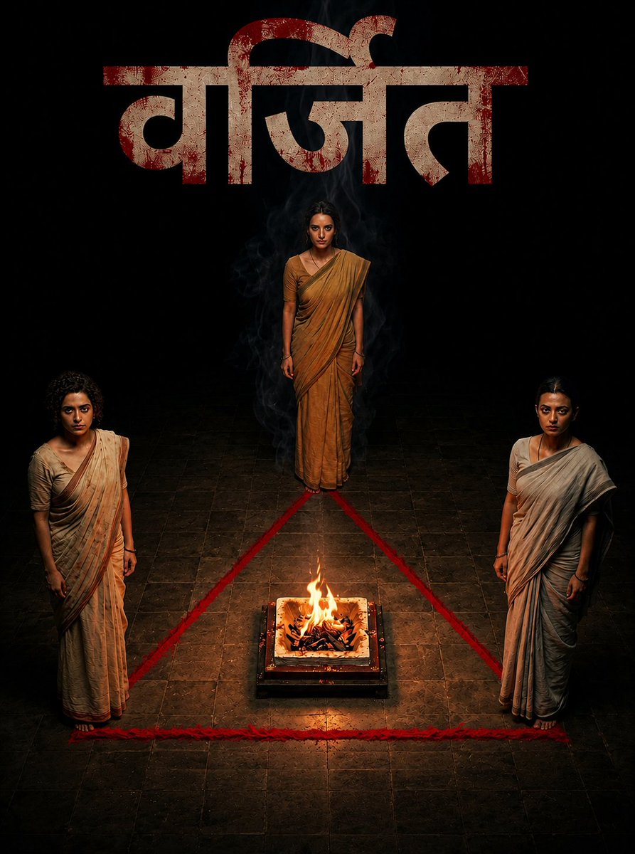 roramora0's tweet photo. Three women. One forbidden ritual. Driven to desperation by poverty, they perform a hawan the village elders buried for a reason. The fire listens. It gives them what they asked for — then collects what they never offered. Some debts aren't paid in coin. https://t.co/sgGJ9neERx