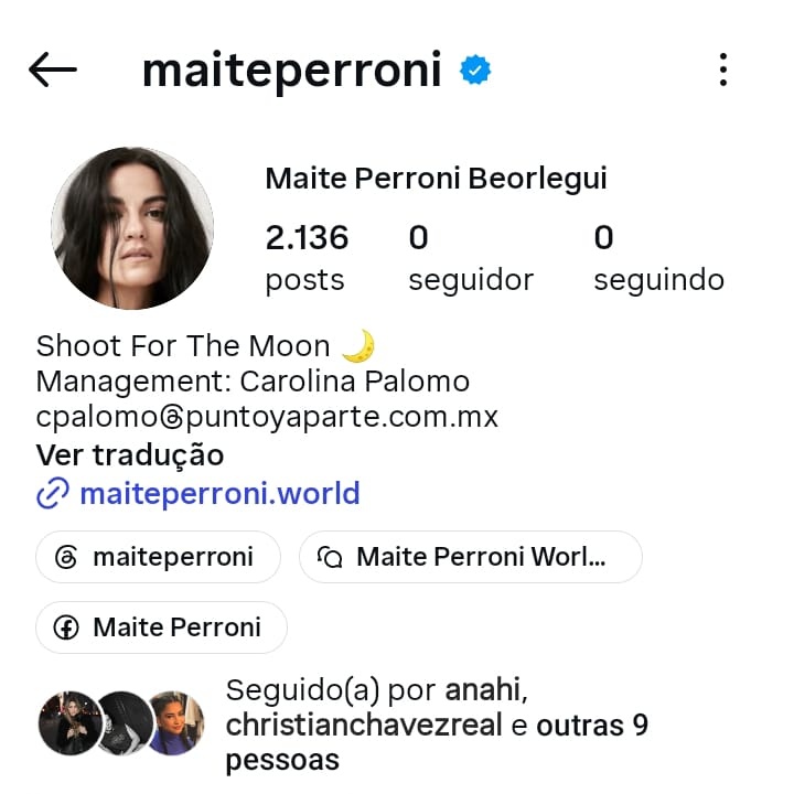 AnahiOnCharts's tweet photo. É a sua chance! Maite Perroni está bloqueando contas fã clube de Anahí e Dulce Maria no Instagram, provavelmente surtando pela última publicação defendendo as acusações de fraude do marido. 😅 https://t.co/BPRwlChPkE