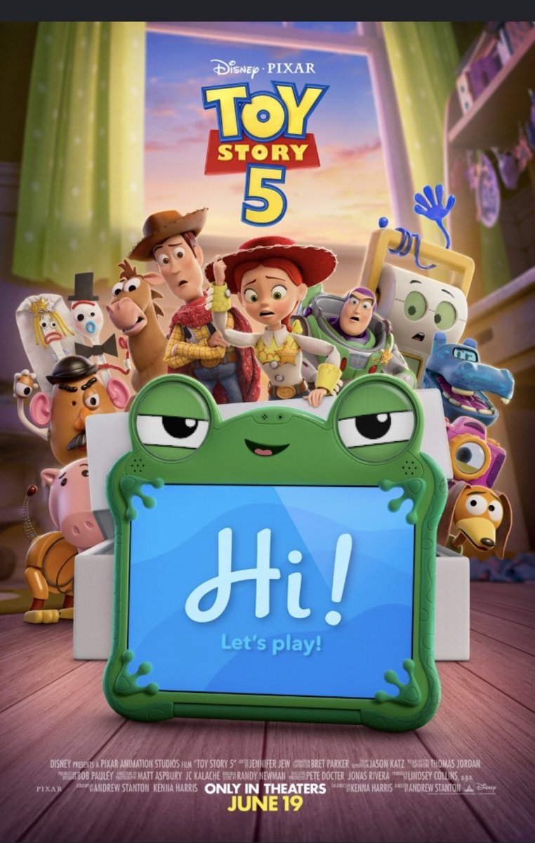 coleyjcreative's tweet photo. Now seated for #ToyStory5 https://t.co/6TNhrzBlcs
