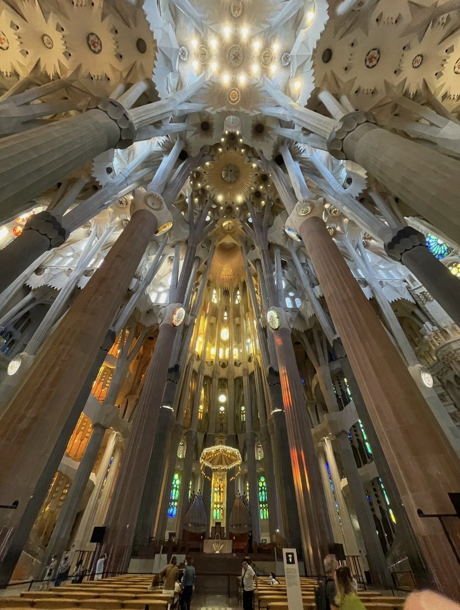 flomostayc's tweet photo. @andrewmojobook @AirbusSpace Have you ever been inside of the cathedral, or visited Casa Mila or Park Guell? 

Perhaps if you knew more about Gaudi, you might appreciate it even if you don’t like it. https://t.co/r1jgx6Bdul