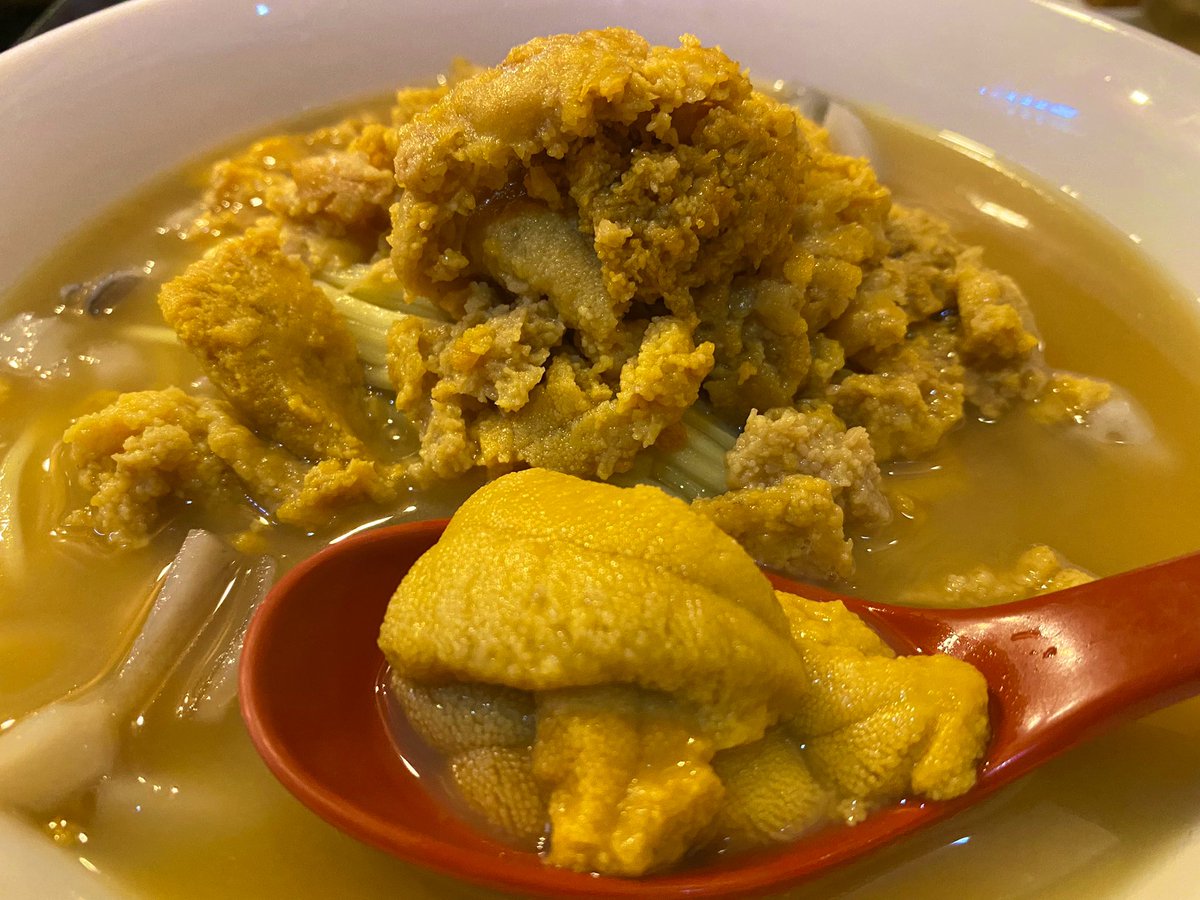Ginger_yuuki's tweet photo. 【6/28(日)限定】

似星×麺屋有希 コラボ第三弾
伝説の限定「ウニボシ」、待望の限定復活。

「あれを超える限定は無かった」
今なおそう語られる、圧倒的な一杯。

似星ファンなら絶対に見逃せない。
この機会を逃したら、次は本当にありません。

ぜひこの機会にご来店ください。

#似星 #麺屋有希 https://t.co/HWJl2t1K0M