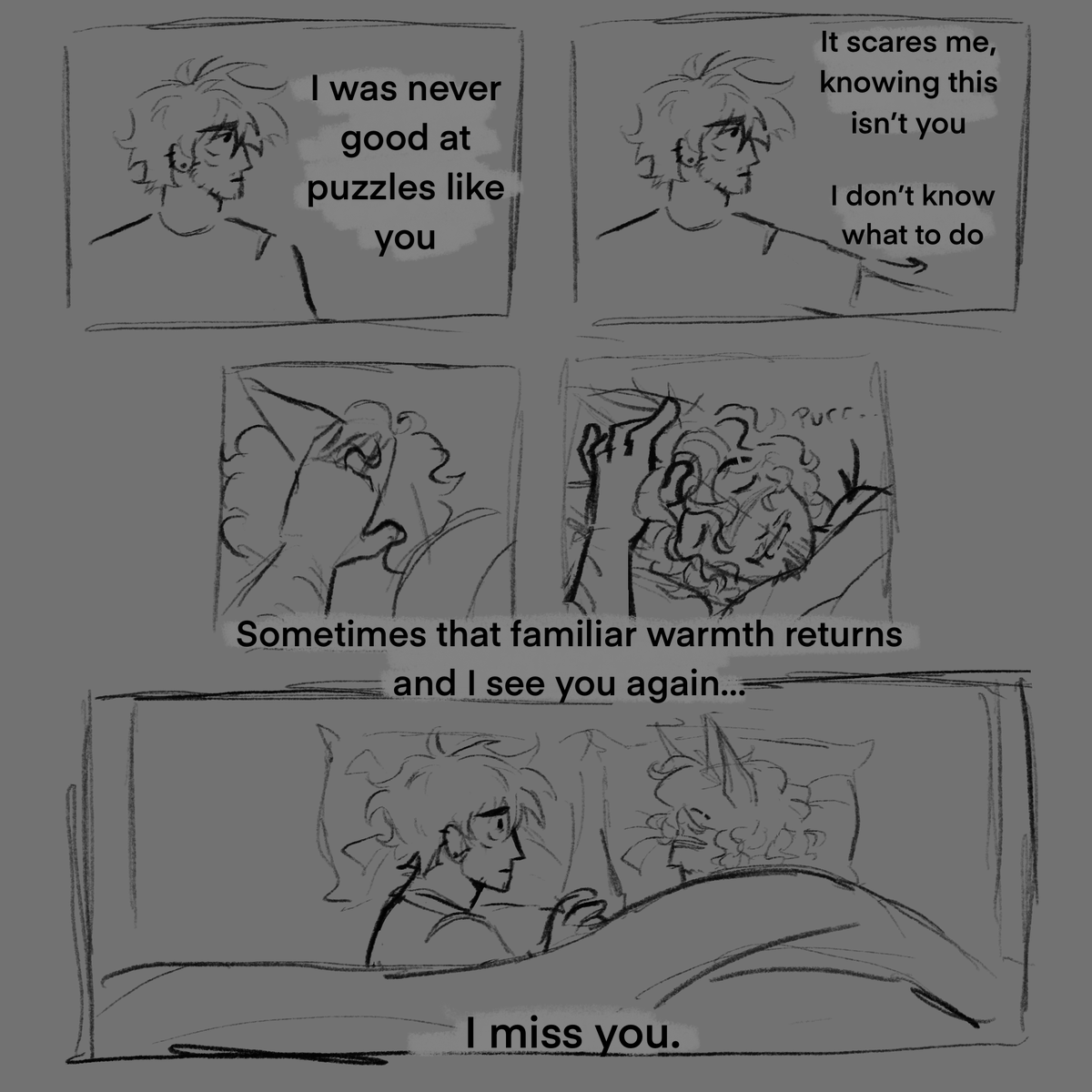 Eddiezhere's tweet photo. Old Guapoduo.. comic thing.. after purgatory the federation brings back Cellbit but it’s obviously not Cellbit it’s Cell yeah that was the idea back then idk guys I havent drawn any new qsmp stuff yet
#guapoduo https://t.co/MC8xHkJfNc
