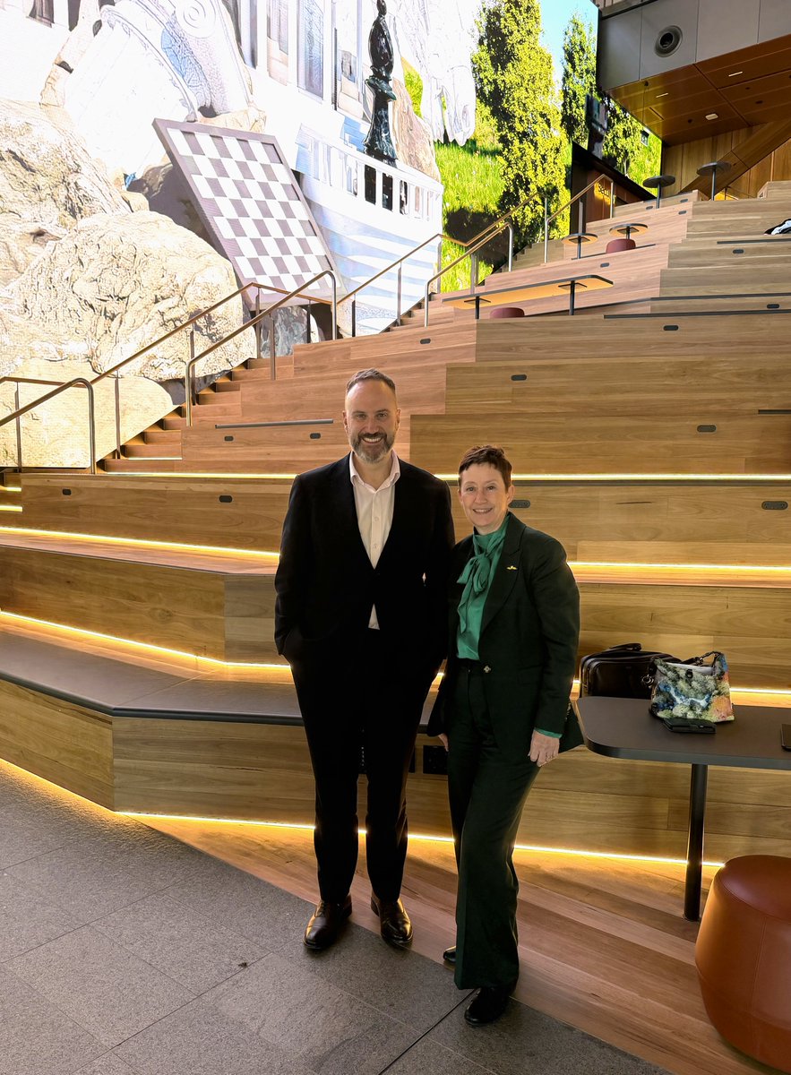 LukeSheehyUA's tweet photo. It was a real privilege to visit @EdithCowan's new city campus yesterday with Clare Pollock.

What an incredible addition to Perth’s CBD - a place where students, researchers, industry and the arts will come together right in the heart of the city.

Campuses like this show the best of what universities do: opening doors for students, creating new opportunities for communities and helping shape the future of our cities.

Congratulations to everyone involved in bringing this bold vision to life. @uniaus 
#UniversitiesMatter