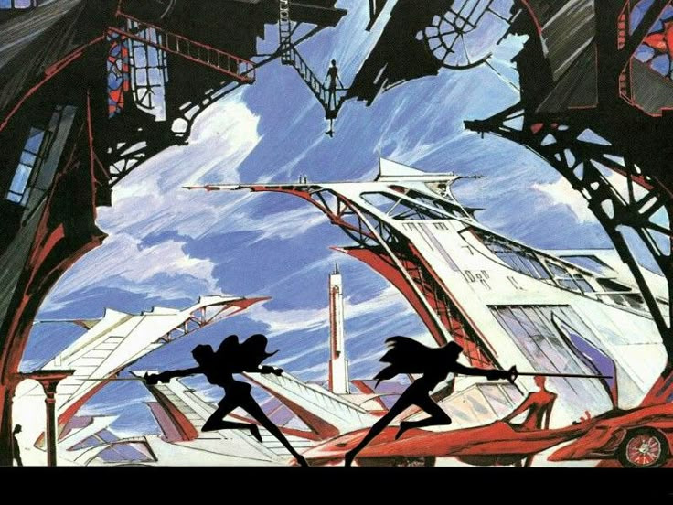 yugsly's tweet photo. Originally, for Great God Grove, I had an idea that the Spire [end] of the game was whole explorable chapter. Something strange, threatening, broken down, nostalgic. Tense. Wanted it to have architecture beyond human understanding, the feel of the academy in the Utena movie. https://t.co/YOKcjaEn7z