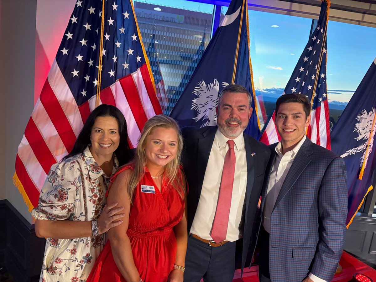 fitsnews's tweet photo. 🐘🌴🌙🗳️ Congrats to @VoteStumbo, the newly minted Republican nominee for attorney general of South Carolina... #Crossroads2026 https://t.co/ALhKI6jycQ