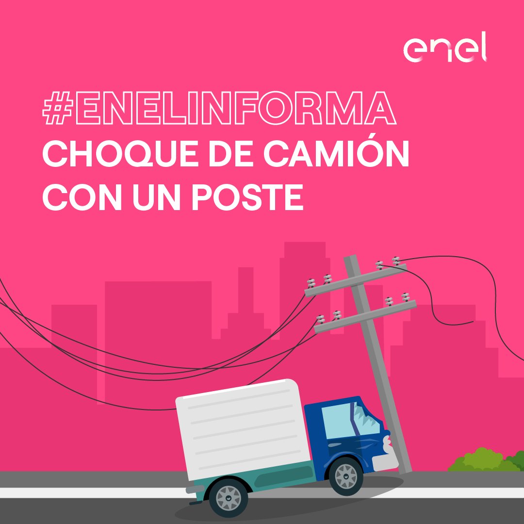 Enel_Informa_CL's tweet photo. [20:57] Informamos de #PosteChocado en Av. José Joaquín Prieto con Augusto Biaut en la comuna de La Cisterna. Transita con precaución. https://t.co/tu3yNZLMsK