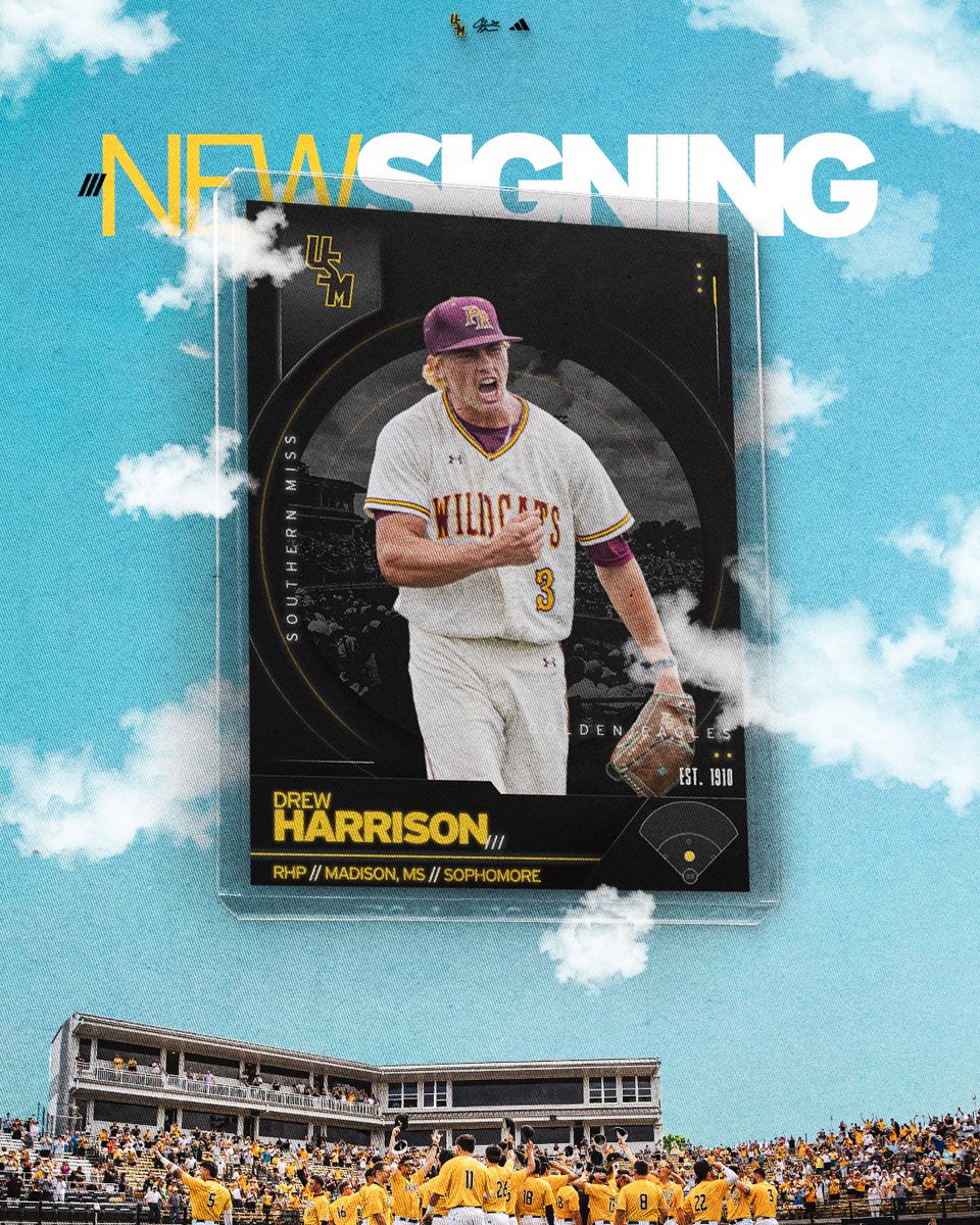 SouthernMissBSB's tweet photo. 𝐊𝐢𝐝 𝐤𝐧𝐨𝐰𝐬 𝐡𝐨𝐰 𝐭𝐨 𝐰𝐢𝐧 🏆

Welcome to Baseburg @drewharrison_ 

#OTR | #ETM | #SMTTT https://t.co/QOQVEYd5U9