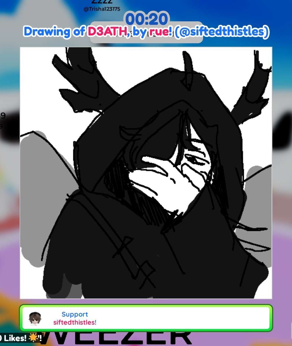 ruechuu's tweet photo. getting out of an art block by drawing on roblox ?? https://t.co/S4iHMqnWzA