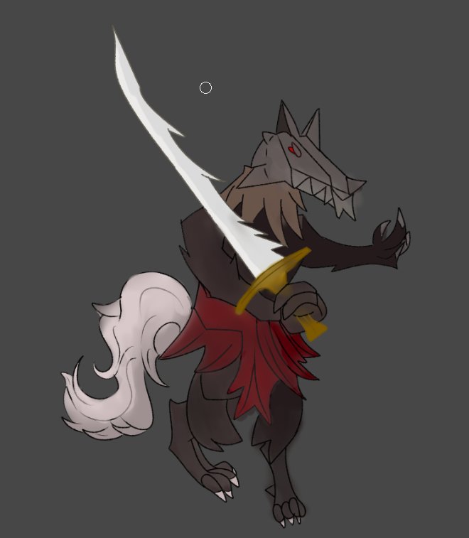 PinguliroArt's tweet photo. Battle Wolf https://t.co/IJL1OJJywV