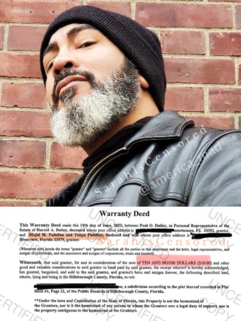 MondoGecko1's tweet photo. @CarlTruth1959 @mmpadellan yea he did. i even have the warrant deed copy check this shit out https://t.co/KdtoHAT8YX