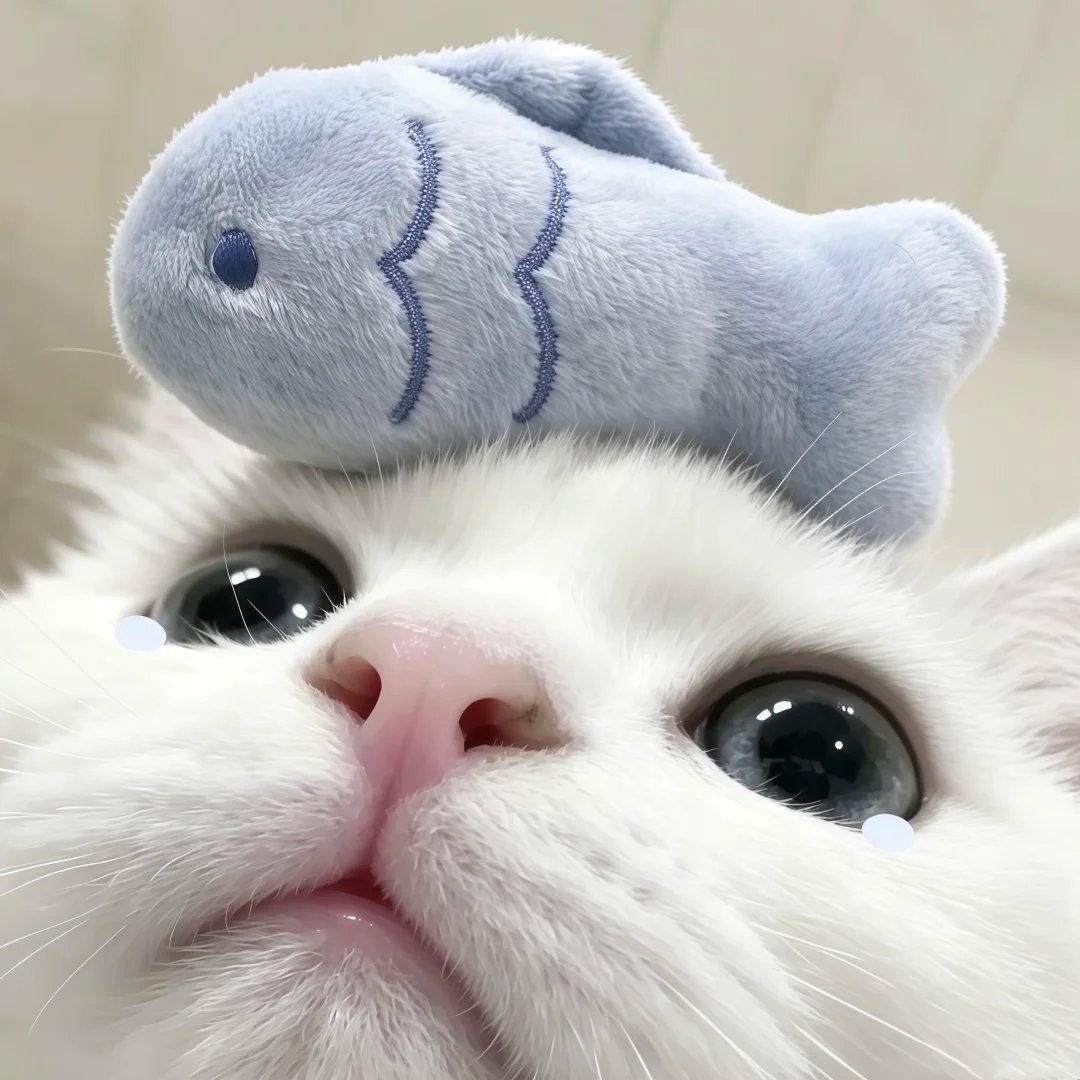 HomeHues's tweet photo. This is serious. 😼🐟

The kitten has evolved into a seafood rice bowl.

With a fish balanced on her head,
she suddenly looks very nutritious.
#CatMeme #CuteCats #KittenLife #FunnyCats #CatLovers #PetDaily https://t.co/tgeWVDhoab